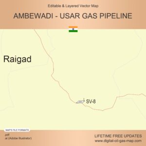 [Product Image] Ambewadi - Usar Gas Pipeline Map
