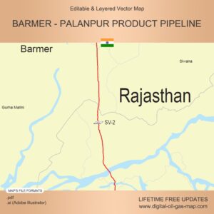 [Product Image] Barmer - Palanpur Product Pipeline Map