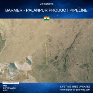 [Product Image] GIS Datasets of Barmer - Palanpur Product Pipeline
