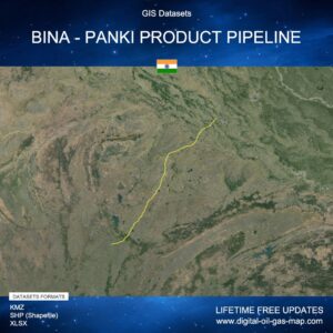 [Product Image] GIS Datasets of Bina - Panki Product Pipeline