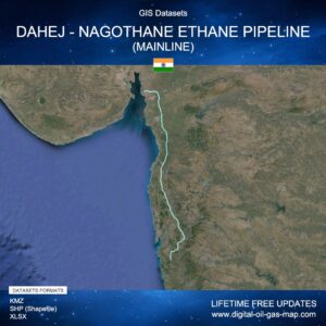 [Product Image] GIS Datasets of Dahej - Nagothane Ethane Pipeline (Mainline)