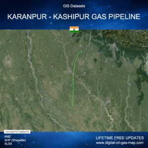 [Product Image] GIS Datasets of Karanpur - Kashipur Gas Pipeline