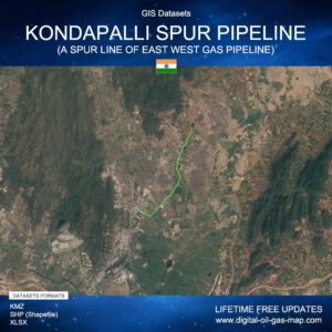 [Product Image] GIS Datasets of Kondapalli Spur Pipeline