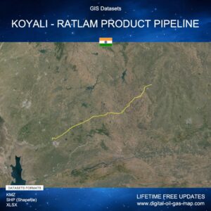 [Product Image] GIS Datasets of Koyali - Ratlam Product Pipeline