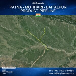 [Product Image] GIS Datasets of Patna - Motihari - Baitalpur Product Pipeline