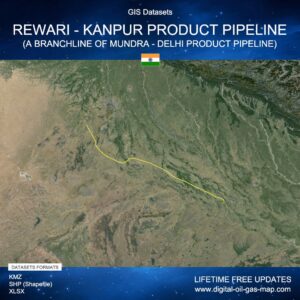 [Product Image] GIS Datasets of Rewari - Kanpur Product Pipeline