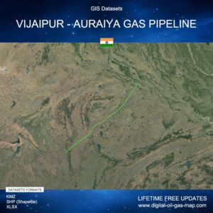[Product Image] GIS Datasets of Vijaipur - Auraiya Gas Pipeline