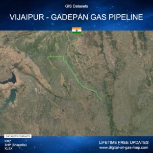 [Product Image] GIS Datasets of Vijaipur - Gadepan Gas Pipeline