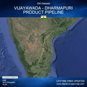[Product Image] GIS Datasets of Vijayawada - Dharmapuri Product Pipeline