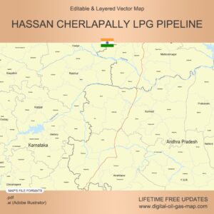 [Product Image] Hassan Cherlapally LPG Pipeline Map