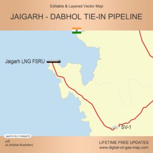 [Product Image] Jaigarh - Dabhol Tie-in Pipeline Map