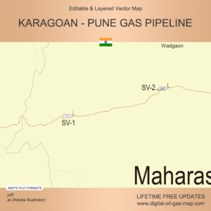 [Product Image] Karagoan - Pune Gas Pipeline Map