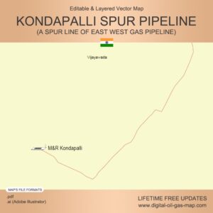 [Product Image] Kondapalli Spur Pipeline Map