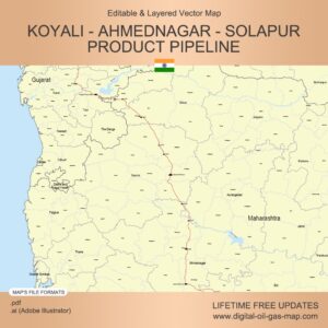 [Product Image] Koyali - Ahmednagar - Solapur Product Pipeline Map