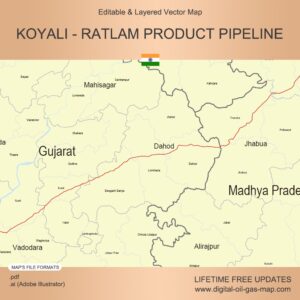 [Product Image] Koyali - Ratlam Product Pipeline Map