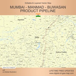 [Product Image] Mumbai - Manmad - Bijwasan Product Pipeline Map