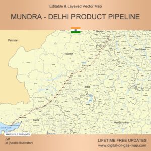 [Product Image] Mundra - Delhi Product Pipeline Map