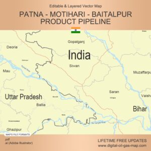 [Product Image] Patna - Motihari - Baitalpur Product Pipeline Map