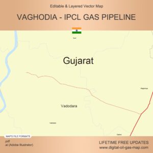 [Product Image] Vaghodia - IPCL Gas Pipeline Map