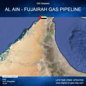 [Product Image] GIS Datasets of Al Ain - Fujairah Gas Pipeline