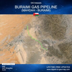 [Product Image] GIS Datasets of Buraimi Gas Pipeline