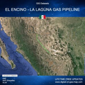 [Product Image] GIS Datasets of El Encino - La Laguna Gas Pipeline