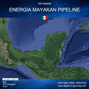 [Product Image] GIS Datasets of Energia Mayakan Pipeline