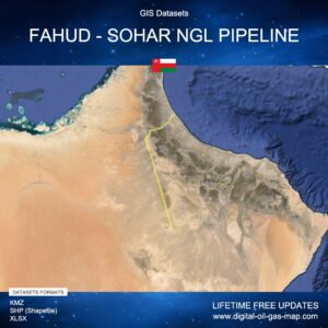 [Product Image] GIS Datasets of Fahud - Sohar NGL Pipeline