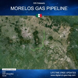 [Product Image] GIS Datasets of Morelos Gas Pipeline