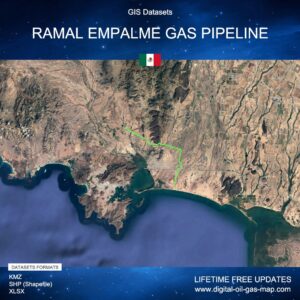 [Product Image] GIS Datasets of Ramal Empalme Gas Pipeline