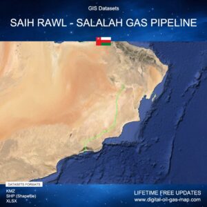 [Product Image] GIS Datasets of Saih Rawl - Salalah Gas Pipeline