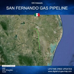 [Product Image] GIS Datasets of San Fernando Gas Pipeline