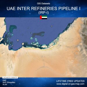 [Product Image] GIS Datasets of UAE Inter Refineries Pipeline I