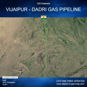 [Product Image] GIS Datasets of Vijaipur - Dadri Gas Pipeline