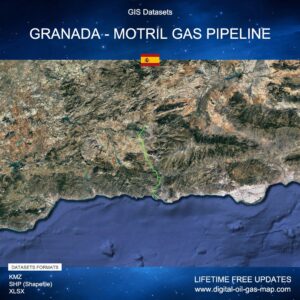 [Product Image] GIS Datasets of Granada - Motril Gas Pipeline