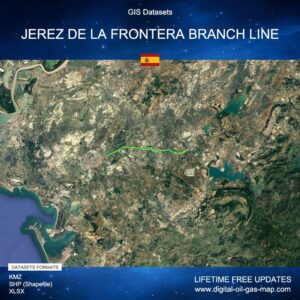 [Product Image] GIS Datasets of Jerez de la Frontera Branch Line