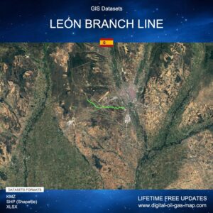 [Product Image] GIS Datasets of León Branch Line