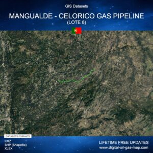 [Product Image] GIS Datasets of Mangualde - Celorico Gas Pipeline (Lote 8)
