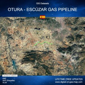 [Product Image] GIS Datasets of Otura - Escúzar Gas Pipeline