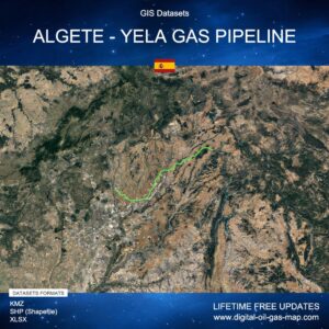 [Product Image] GIS Datasets of Algete - Yela Gas Pipeline