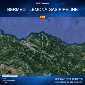 [Product Image] GIS Datasets of Bermeo - Lemona Gas Pipeline