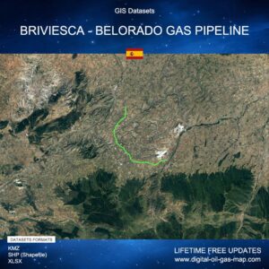 [Product Image] GIS Datasets of Briviesca - Belorado Gas Pipeline