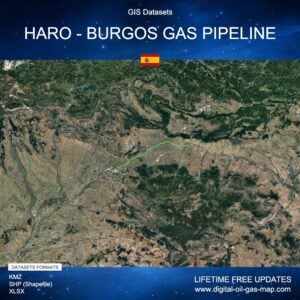 [Product Image] GIS Datasets of Haro - Burgos Gas Pipeline