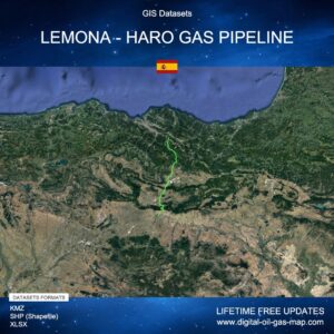 [Product Image] GIS Datasets of Lemona - Haro Gas Pipeline