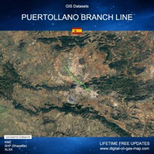 [Product Image] GIS Datasets of Puertollano Branch Line