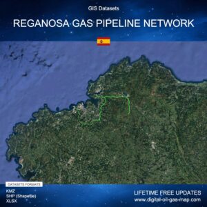 [Product Image] GIS Datasets of Reganosa Gas Pipeline Network