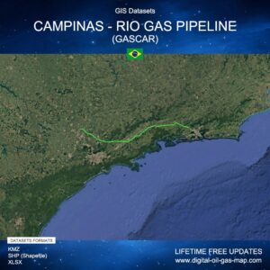 [Product Image] GIS Datasets of Campinas - Rio Gas Pipeline (GASCAR)