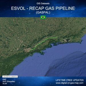 [Product Image] GIS Datasets of ESVOL - RECAP Gas Pipeline (GASPAL)