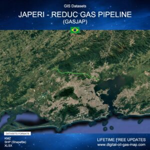 [Product Image] GIS Datasets of Japeri - Reduc Gas Pipeline (GASJAP)