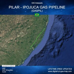 [Product Image] GIS Datasets of Pilar - Ipojuca Gas Pipeline (GASPIL)